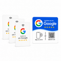 Starter Pack - 3 Google review NFC cards and window sticker