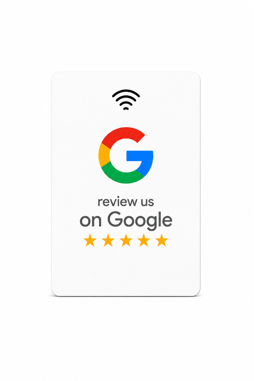 NFC Google Review Card - White 1